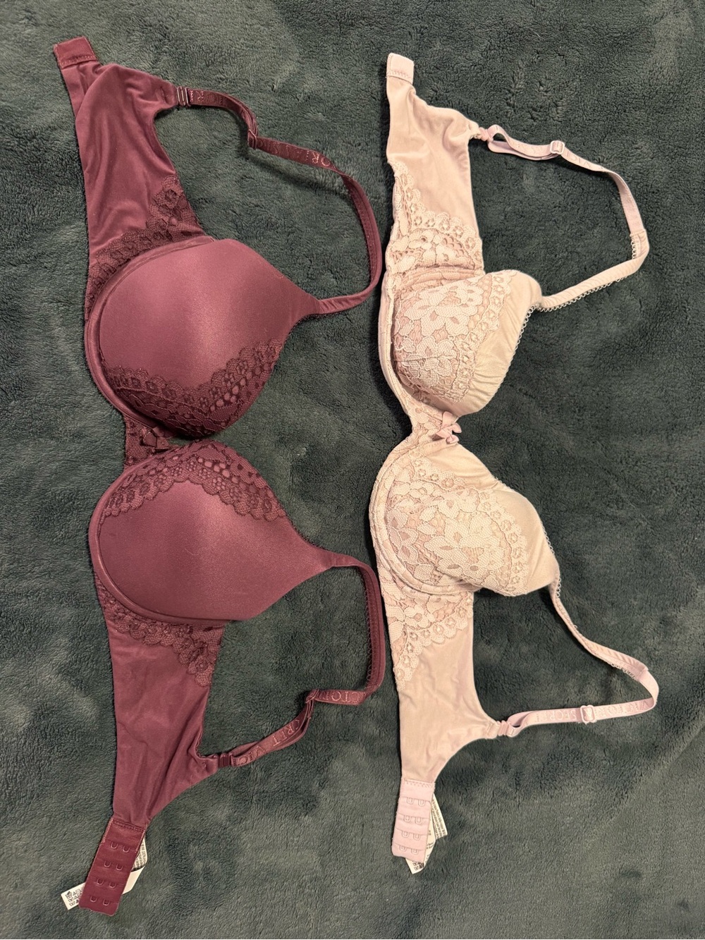 Victoria's Secret Bras in Plum and Blush